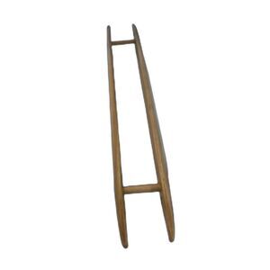 Handmade Wood Rag Loom Shuttle 18.5” Wooden Weaving Tool Farmhouse Decor